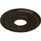 Ekena Millwork Bradford Ceiling Medallion (Fits Canopies up to 6 5/8"), 12 1/2"OD x 3 7/8"ID x 3/4"P, Bronze CM12BRBZS - alternate 4